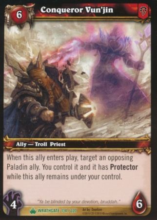 Conqueror Vun jin 134 220 Uncommon WoW Wrathgate Conqueror Vun jin 134 220 Uncommon WoW Wrathgate