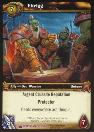 Eitrigg 162 220 Epic Rare WoW Wrathgate Eitrigg 162 220 Epic Rare WoW Wrathgate