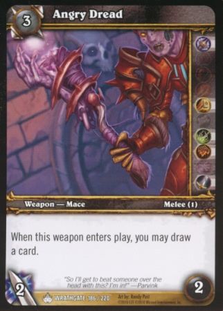 Angry Dread 186 220 Common WoW Wrathgate Angry Dread 186 220 Common WoW Wrathgate