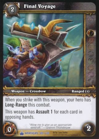 Final Voyage 189 220 Rare WoW Wrathgate Final Voyage 189 220 Rare WoW Wrathgate