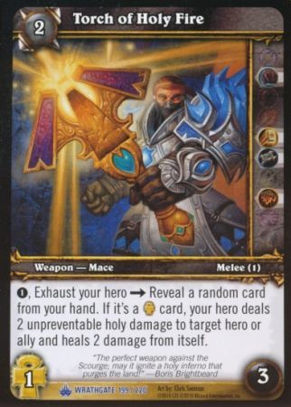 Torch of Holy Fire 199 220 Rare WoW Wrathgate Torch of Holy Fire 199 220 Rare WoW Wrathgate
