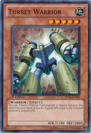 Turret Warrior 5DS3 EN015 Common 1st Edition Turret Warrior 5DS3 EN015 Common 1st Edition