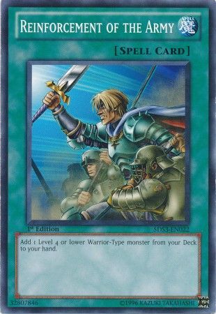 Reinforcement of the Army 5DS3 EN022 Common 1st Edition Starter Deck Duelist Toolbox 1st Edition Singles Reinforcement of the Army 5DS3 EN022 Common 1st Edition Starter Deck Duelist Toolbox 1st Edition Singles