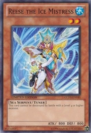 Reese the Ice Mistress GLD3 EN030 Common Gold Series 3 2010 GLD3 Reese the Ice Mistress GLD3 EN030 Common Gold Series 3 2010 GLD3