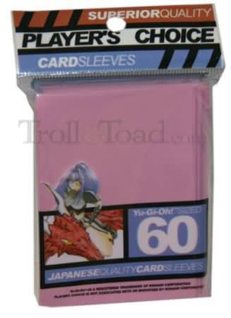 Player s Choice Pink 60ct Yugioh Sized Mini Sleeves GGD PCA2012 Sleeves Player s Choice Pink 60ct Yugioh Sized Mini Sleeves GGD PCA2012 Sleeves