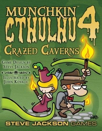 Munchkin Cthulhu 4 Crazed Caverns board game expansion Steve Jackson Games Board Games A Z Munchkin Cthulhu 4 Crazed Caverns board game expansion Steve Jackson Games Board Games A Z