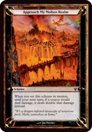 Approach My Molten Realm Oversize Card Approach My Molten Realm Oversize Card