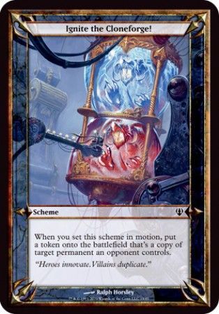Ignite the Cloneforge Oversize Card Ignite the Cloneforge Oversize Card
