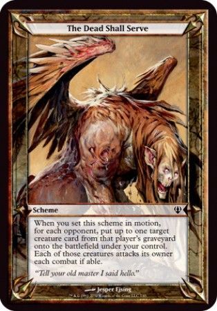 The Dead Shall Serve Oversize Card The Dead Shall Serve Oversize Card