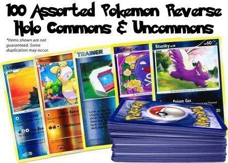 100 Assorted Pokemon Reverse Holo Commons Uncommons Pokemon Pokemon Lots Bundles 100 Assorted Pokemon Reverse Holo Commons Uncommons Pokemon Pokemon Lots Bundles