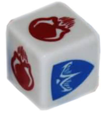 Heroscape Combat Die White Red Heroscape Accessories Heroscape Accessories Heroscape Combat Die White Red Heroscape Accessories Heroscape Accessories