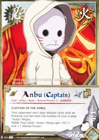 Anbu Captain 867 Rare Naruto Tournament Chibi Pack 1 Anbu Captain 867 Rare Naruto Tournament Chibi Pack 1