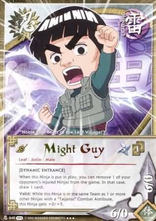 Might Guy Dynamic Entrance 640 Super Rare Naruto Tournament Chibi Pack 1 Might Guy Dynamic Entrance 640 Super Rare Naruto Tournament Chibi Pack 1