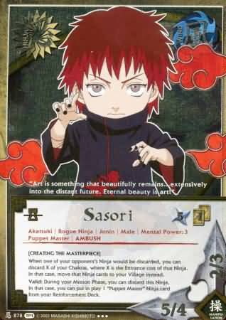 Sasori Creating the Masterpiece 878 Super Rare Sasori Creating the Masterpiece 878 Super Rare