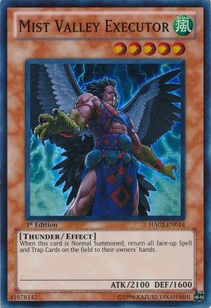 Mist Valley Executor HA02 EN014 Super Rare 1st Edition Mist Valley Executor HA02 EN014 Super Rare 1st Edition