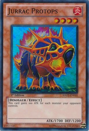 JURRAC PROTOPS HA02-EN035 1st EDITION 2010 SERIES SUPER RARE YTCG
