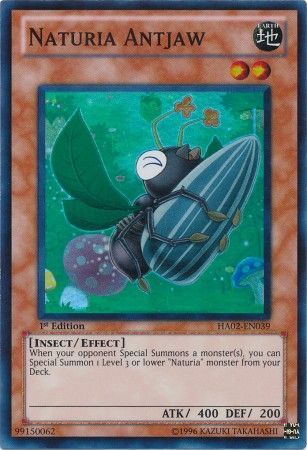 Naturia Antjaw HA02 EN039 Super Rare 1st Edition Hidden Arsenal 2 HA02 1st Edition Singles Naturia Antjaw HA02 EN039 Super Rare 1st Edition Hidden Arsenal 2 HA02 1st Edition Singles