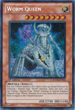 Worm Queen HA02 EN054 Secret Rare 1st Edition Hidden Arsenal 2 HA02 1st Edition Singles Worm Queen HA02 EN054 Secret Rare 1st Edition Hidden Arsenal 2 HA02 1st Edition Singles