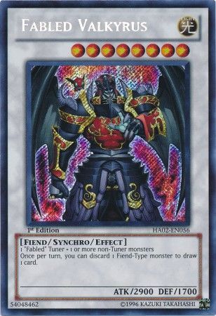 Fabled Valkyrus HA02 EN056 Secret Rare 1st Edition Hidden Arsenal 2 HA02 1st Edition Singles Fabled Valkyrus HA02 EN056 Secret Rare 1st Edition Hidden Arsenal 2 HA02 1st Edition Singles