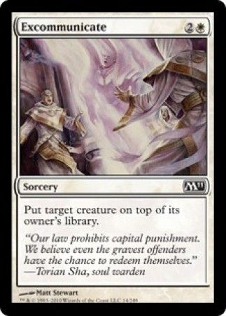 Excommunicate Magic 2011 M11 Singles Excommunicate Magic 2011 M11 Singles