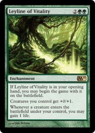 Leyline of Vitality Magic 2011 M11 Singles Leyline of Vitality Magic 2011 M11 Singles