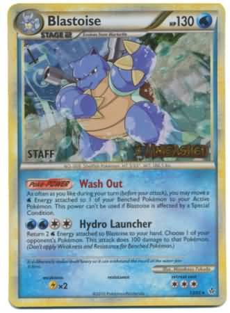 Blastoise 13 95 Staff Pre Release Promo Pokemon Pre Release Promos Blastoise 13 95 Staff Pre Release Promo Pokemon Pre Release Promos