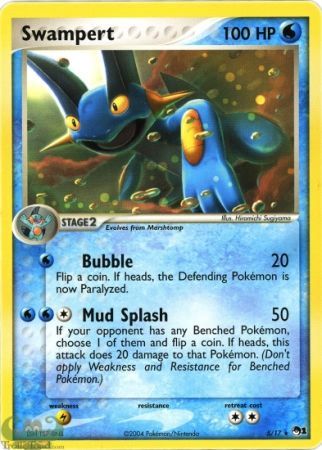 Swampert 5 17 Holo Rare Swampert 5 17 Holo Rare