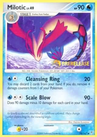 Milotic 70 147 Pre Release Promo Pokemon Pre Release Promos Milotic 70 147 Pre Release Promo Pokemon Pre Release Promos