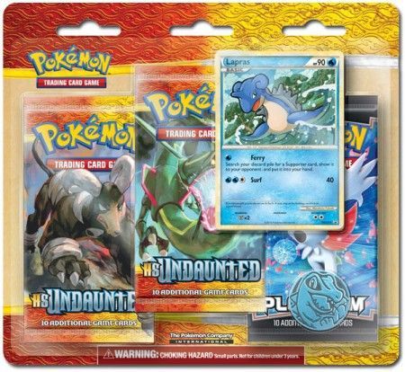 HGSS: Undaunted 3 Pack Blister (Pokemon) | TrollAndToad