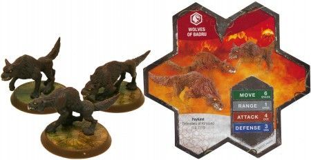 Wolves of Badru 3 Miniatures Heroscape Miniatures Wolves of Badru 3 Miniatures Heroscape Miniatures