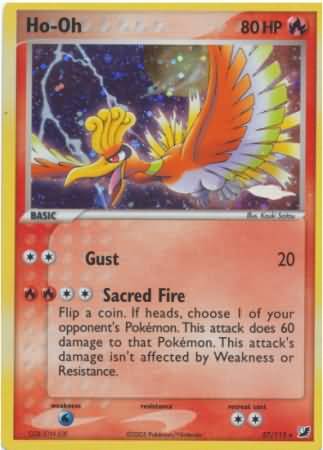 Pokemon Ho-Oh 9/95 Call of Legends HOLO