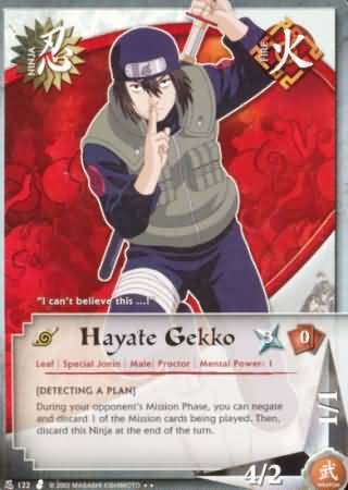 Hayate Gekko 122 Rare Naruto CCG Promos Hayate Gekko 122 Rare Naruto CCG Promos