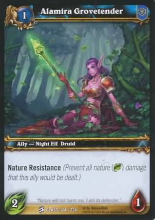 Alamira Grovetender 124 234 Common WoW Class Starter Decks 2010 Alamira Grovetender 124 234 Common WoW Class Starter Decks 2010