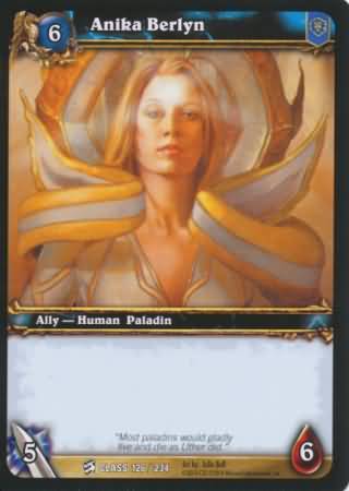 Anika Berlyn 126 234 Common WoW Class Starter Decks 2010 Anika Berlyn 126 234 Common WoW Class Starter Decks 2010