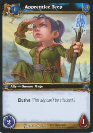 Apprentice Teep 127 234 Common WoW Class Starter Decks 2010 Apprentice Teep 127 234 Common WoW Class Starter Decks 2010