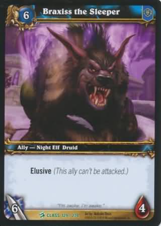 Braxiss the Sleeper 129 234 Uncommon WoW Class Starter Decks 2010 Braxiss the Sleeper 129 234 Uncommon WoW Class Starter Decks 2010