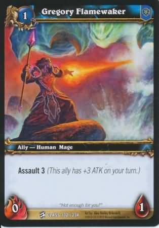 Gregory Flamewaker 132 234 Common WoW Class Starter Decks 2010 Gregory Flamewaker 132 234 Common WoW Class Starter Decks 2010