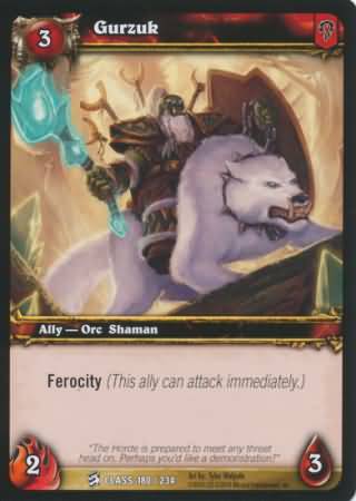 Gurzuk 180 234 Common WoW Class Starter Decks 2010 Gurzuk 180 234 Common WoW Class Starter Decks 2010