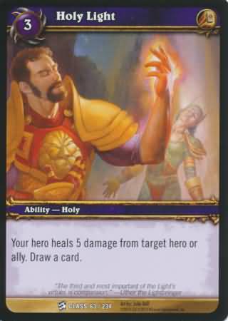 Holy Light 63 234 Common WoW Class Starter Decks 2010 Holy Light 63 234 Common WoW Class Starter Decks 2010