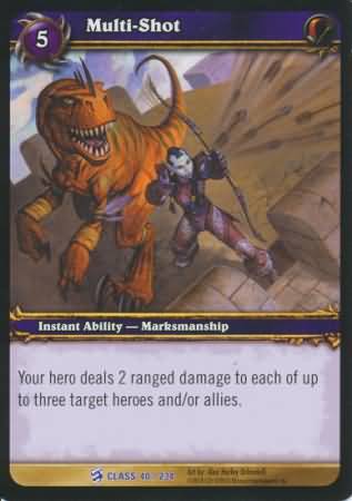 Multi Shot 40 234 Rare WoW Class Starter Decks 2010 Multi Shot 40 234 Rare WoW Class Starter Decks 2010
