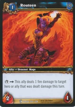 Routeen 155 234 Common WoW Class Starter Decks 2010 Routeen 155 234 Common WoW Class Starter Decks 2010