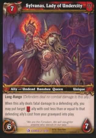 Sylvanas Lady of Undercity 2 234 Epic Rare WoW Class Starter Decks 2010 Sylvanas Lady of Undercity 2 234 Epic Rare WoW Class Starter Decks 2010