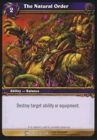 The Natural Order 32 234 Common WoW Class Starter Decks 2010 The Natural Order 32 234 Common WoW Class Starter Decks 2010