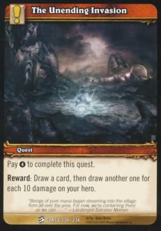 The Unending Invasion 230 234 Common WoW Class Starter Decks 2010 The Unending Invasion 230 234 Common WoW Class Starter Decks 2010