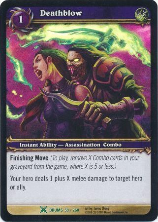Deathblow Foil Drums 59 268 Uncommon WoW Archives Deathblow Foil Drums 59 268 Uncommon WoW Archives
