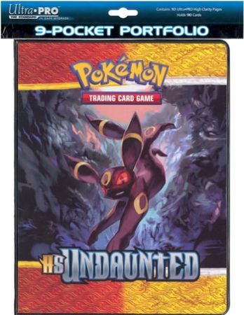 Ultra Pro Pokemon Hgss Undaunted 9 Pocket Portfolio Binder Up527 P