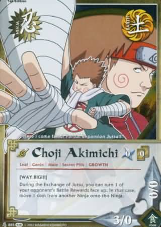Choji Akimichi 885 Common Choji Akimichi 885 Common