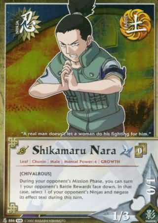 Shikamaru Nara 886 Common Naruto Fangs of the Snake Shikamaru Nara 886 Common Naruto Fangs of the Snake