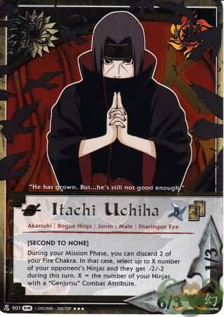Itachi Uchiha Second to None 907 Super Rare Itachi Uchiha Second to None 907 Super Rare