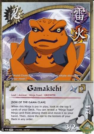 Gamakichi 908 Common Naruto Fangs of the Snake Gamakichi 908 Common Naruto Fangs of the Snake